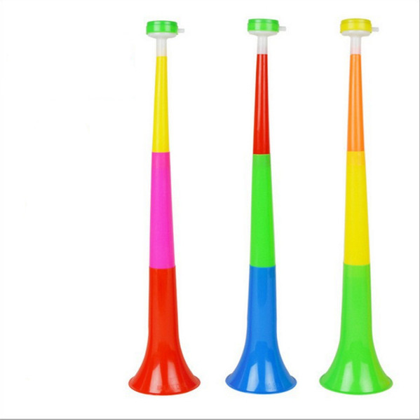 Football Stadium Cheer Horns European Cup Vuvuzela Cheerleading Horn Random Color Musical Instruments Removable Kids Trumpet Toys New