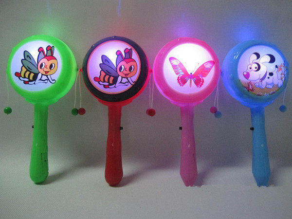 Light emitting colorful rattle rattle rattle rattle hot flash infant