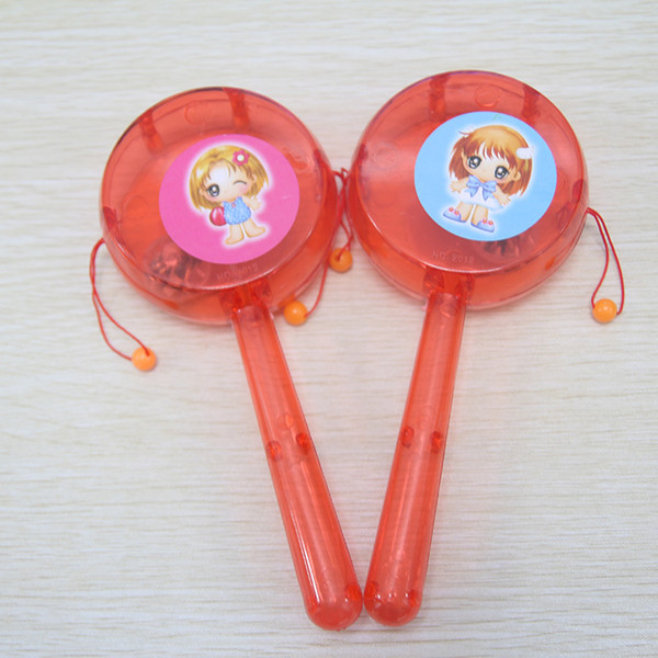 Rattle rattle rattle double-sided electronic luminous baby toy stall goods wholesale