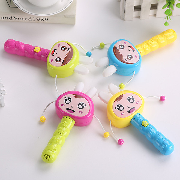 The new music glow stick rattle hand clap drum manufacturers selling taobao sell lots of baby toys