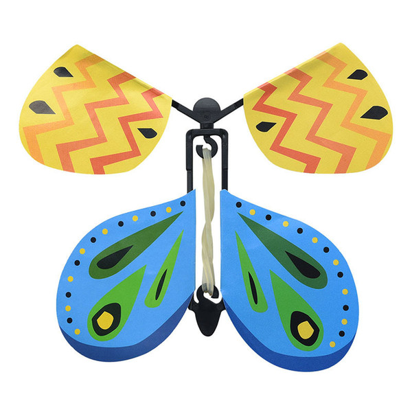 DHL 0200 Exclusive Magic Flying Butterfly 10cmx10cm Easy To Do Magic Tricks Props Toys For Children Surprising Gift