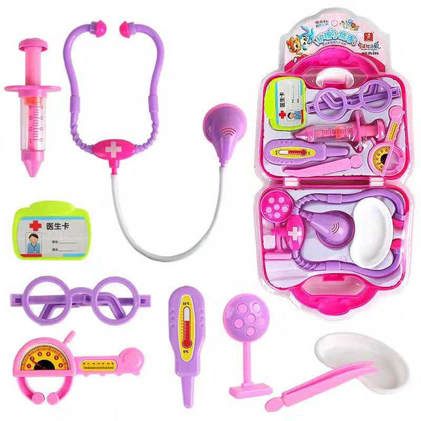 Pretend Hospital Doctor Toys Set Simulation Educational Child Kids Toy Medical Kit Baby Box Cosplay Role Classic Gift