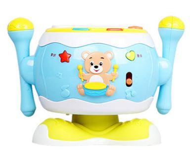 Polaroid electric baby hand beat drum happy spin drum karaoke early education educational toys 0-12 months 1-3 years old