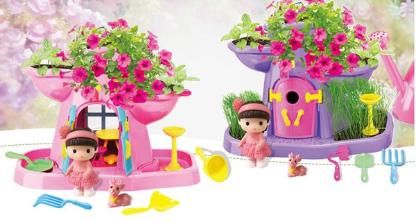 Fantasy Garden Magic Bean Children's Creative Handmade Diy Girl Potted Garden Toys