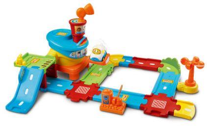 Magic railcar airfield music assembly railcar puzzle toy children 2-4 years old small aircrew environment perception