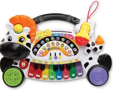 Baby zebra electronic organ children electronic organ toy with microphone piano toy 3-6 years old makes baby happy