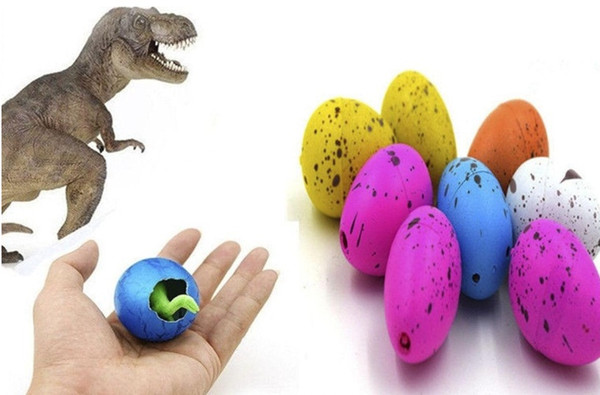 Novelty Games 60pcs Inflatable Magic Hatching Dinosaur Add Water Growing Dino Eggs Child Kid Toy