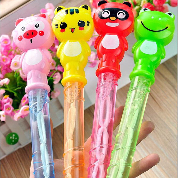 Creative Bubble Stick Cartoon Soap Bottles Bubble Water Kids Outdoor Toys Birthday Novelty Games Party Supplies