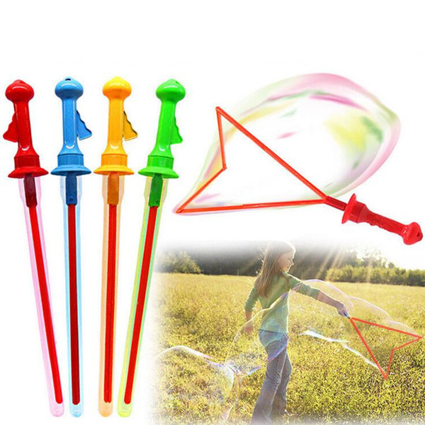 46cm Big Size Western Sword Shaped Bubble Sticks Without Bubble Water Kids Soap Toys Birthday Wedding Party Favor Supplies