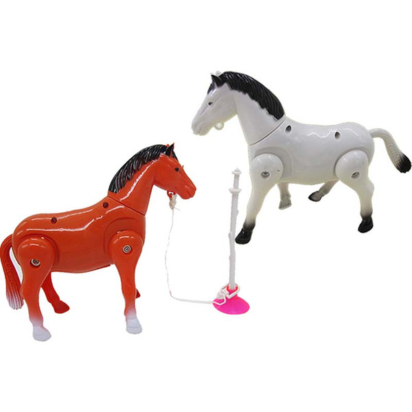 Children 's toy horse electric rotating pony around the pile simulation animal new peculiar puzzle toys wholesale