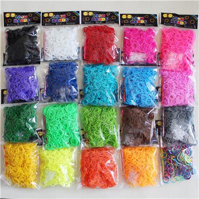 DIY Bands Rubber Band DIY Bands Fashion Rubber Band DIY Bracelet Hot Kids DIY Band Colorful Rubber Band 600 PCS