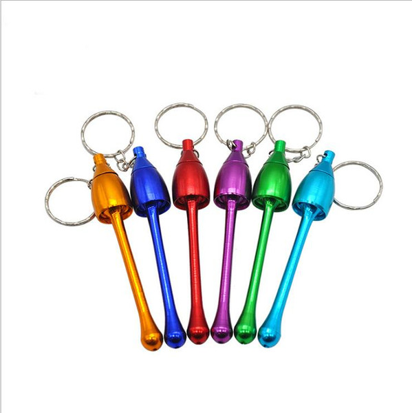 Smoking Pipes Mini Keychain Mushroom styles Smoking Accessories Ultimate Pipe Mini Aluminum Metal Keychain Fashion smoking Pipe Gift LT1029