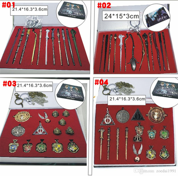 Harri Potter Magic Wands Set Hermione Granger Lord hermi Neville Wand metal Potter Narvissa Dumbledore Quidditch Time Turner Toy