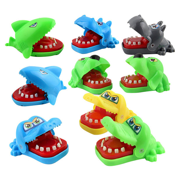 9pcs Biting hand shark biting hand crocodile biting finger toy whole new exotic toy spoof smashing toy child parent-child game gift