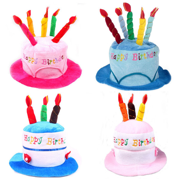 Adult Party Performing Cap Kids Birthday Cake Hat Christmas Decoration Mascot Birthday Decorations Party Decoration Hat