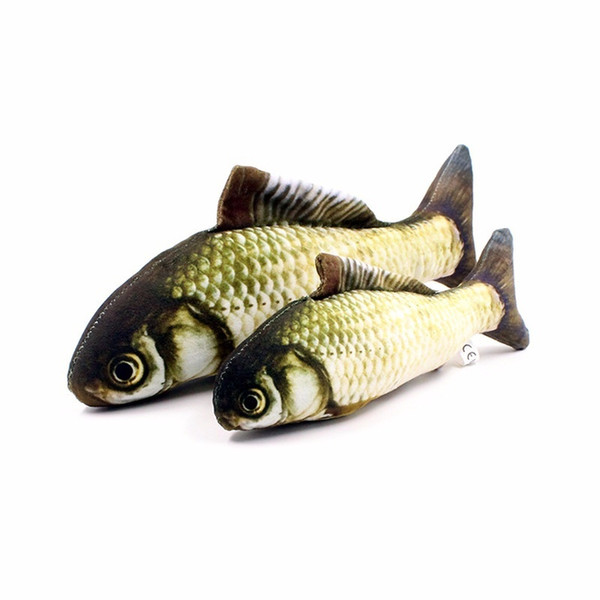 creative catnip fish pet simulation plush cat toy fish funny cat toy relief box carp