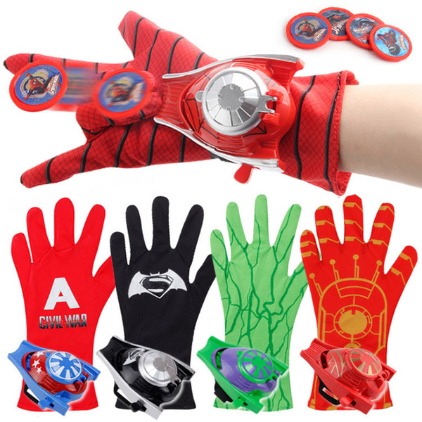 Cosply Gloves PVC Wrist Launchers Toys For Children Christmas Gift