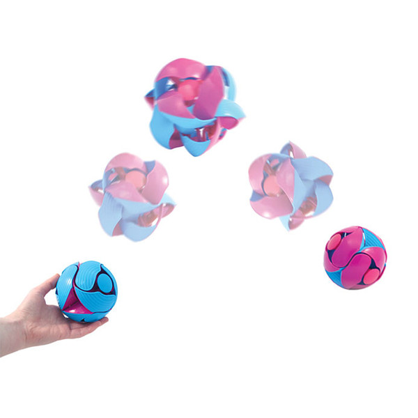 Hand throwing color ball transform ball creative telescopic ball novelty decompression toy children Christmas cheap toys birthday gift