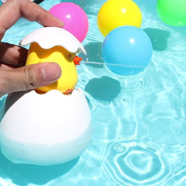 Baby Bathing Toy Kids Cute Duck Penguin Egg Water Spray Sprinkler Bathroom Sprinkling Shower Swimming Water Toys Kids Gift