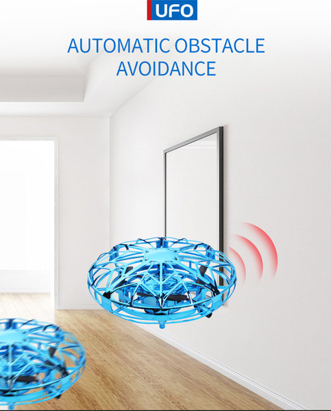 Flying Toys Anti-collision Hand UFO Ball Flying Aircraft RC Toys Led Gift Suspension Mini Induction Drone for Children Boys