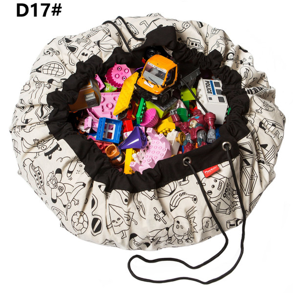 Explosion models cotton Europe and America fast children's toy storage bag baby crawling mat game blanket Amazon