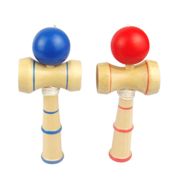 NEW Japanese traditional wooden toys kendama ball crack jade sword ball kendama13.5*5.5cm C2392