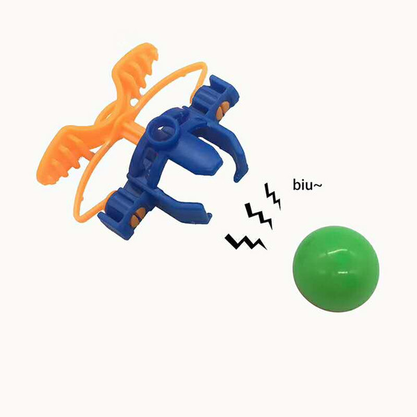 100pcs Children's bouncy ball game plastic catapult toy