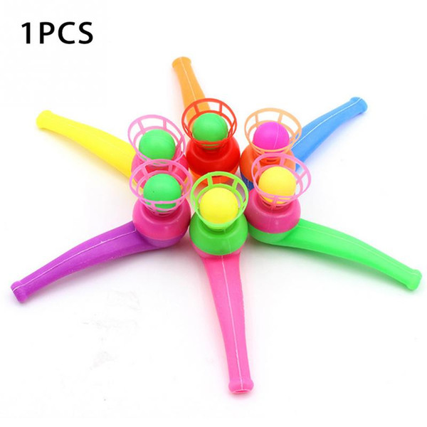 2019 New Floating Children Blow Balls Gift Kids Pipe Games Party Air Suspension Toy