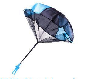 NEW 48*43cm Mini Hand Throwing Kids Parachute Toys Kids soldier Outdoor sports Children's Educational Toys free shipping