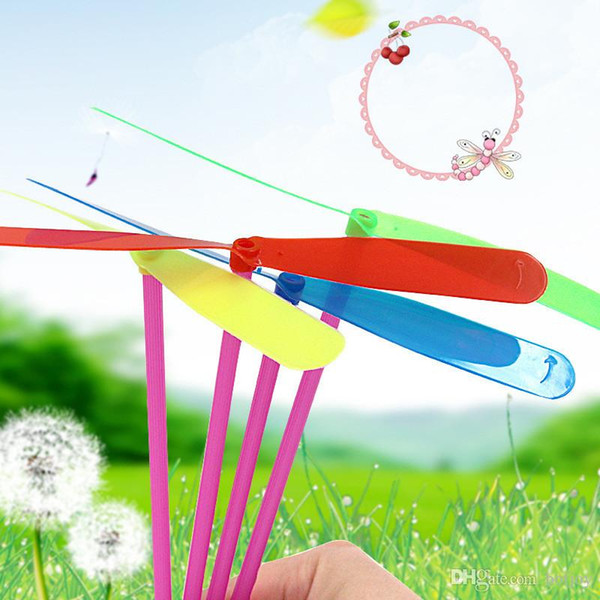 18cm Big Bamboo Dragonfly Children Hand Rubbing Rising Rapidly Dragonfly Toys 100pcs/bag Outdoor Toys Kids Toys