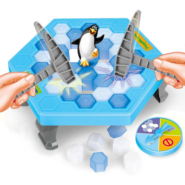 Save Penguin Knock Ice Block Interactive Family Game Penguin Trap Puzzle Table Games Balance I Broken Ice Cubes Puzzle Toys Desktop Game