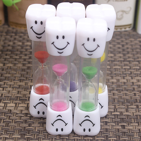 Smiley Sand Timer Kids Hourglass Timer for Brushing Children Teeth Colorful Sandglass Hourglass Sand Clocks Timers Kids Gifts Kitchen Tools