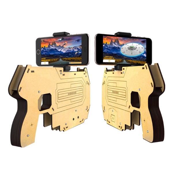 Portable AR Gun For 3D Augmented Reality Gaming Gun Smartphone Shooting Games DIY Toy Gun for Android iOS Phones Smart Phone