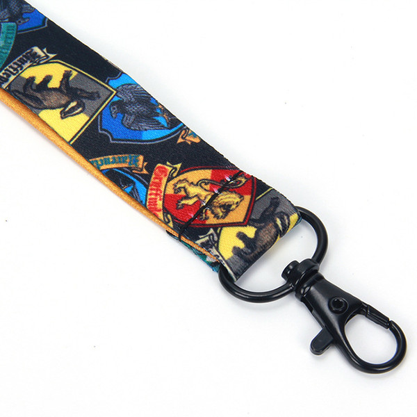 Fashion Harry Potter Key Lanyard Hogwarts School Phone Rope Chain Strap Lanyard Keychain Keyring Lanyard ID badge Strap