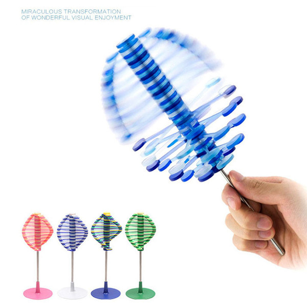 Playable ART Lollipopter Rotating Lollipop Toy Cocal Magic Spin Toy Stress Relief Toys Puzzle Desk Fun Decompression Toys for Kids toys