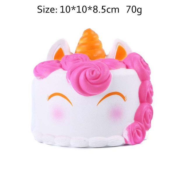 Squishy Cute Pink unicorn Toys 11CM Colorful Cartoon Unicorn Cake Tail Cakes Kids Fun Gift Squishy Slow Rising Kawaii Squishies kids toys