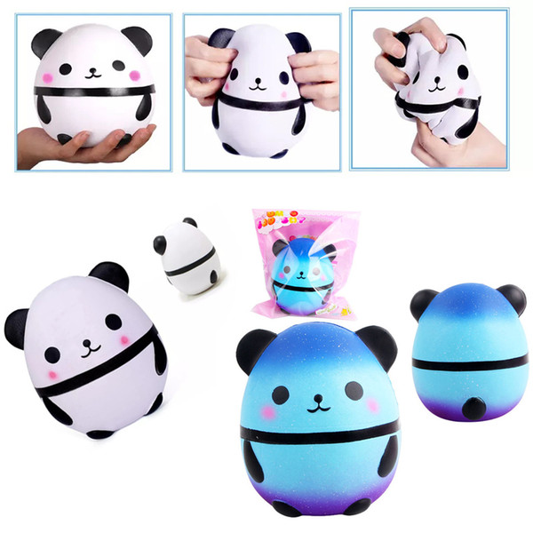 Jumbo Squishy Kawaii Panda Bear Egg Candy Soft Slow Rising Stretchy Squeeze Kids Toys Relieve Stress Bauble Children's Day Gifts