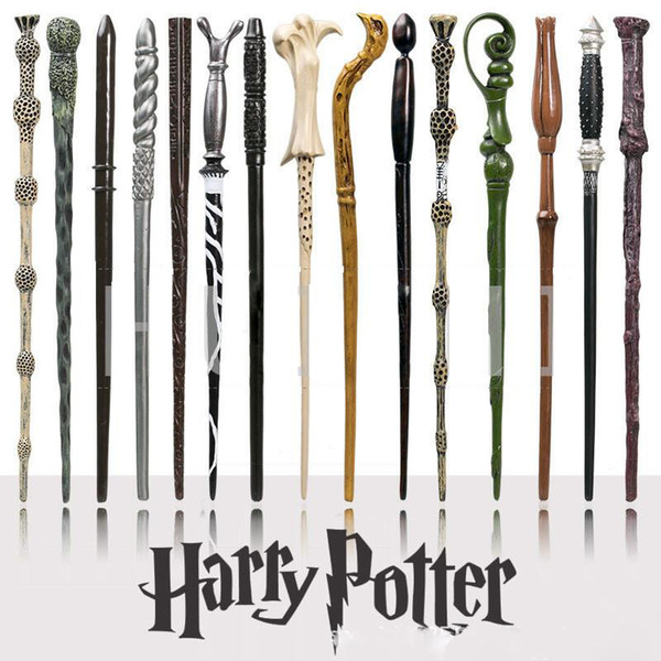 Creative Cosplay 18 Styles Hogwarts Harry Potter Series Magic Wand New Upgrade Resin Harry Potter Magical Wand kids toys