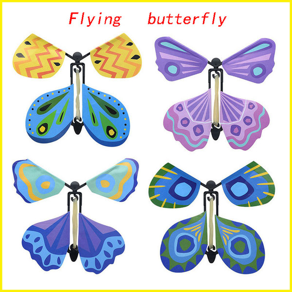 Creative Sale Exclusive Magic Flying Butterfly Baby Toys Easy To Do Magic Tricks Props Toys For Children Kid Novelty Games Surprising Gifts