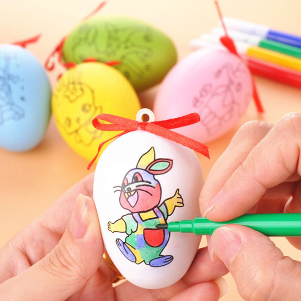 Water Color Pen & Egg Kids DIY Painting Color Egg Toy Easter Egg Education Toys Dropshipping Wholesaling retailing Dropship kids toys