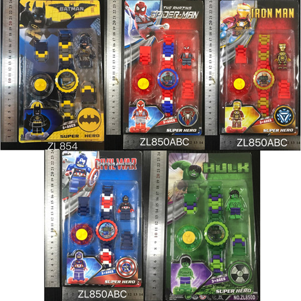 Kids Toys For Child Children Electronic Gadgets Toys Watch Birthday Gift rotate figure Marvel Avengers car LOL