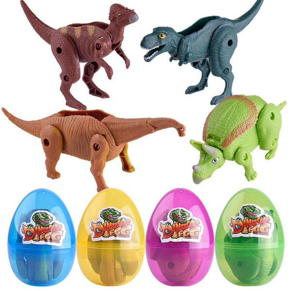 Easter Surprise Eggs Dinosaur Toy Model Deformed Dinosaurs Egg Collection Toys For Children Dinosaur Eggs Toys