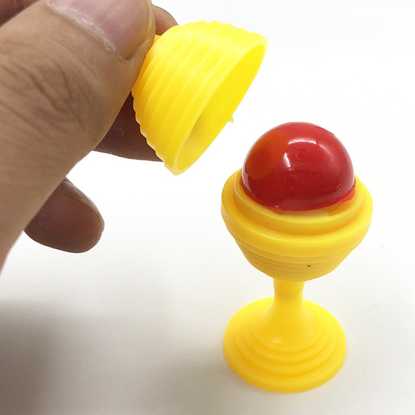 Novelty Mini Plastic Magic Cup Props Conjuring Trick Bead Disappear Magic Toy Children Spoof Wiles Kids Party Gift Wholesale