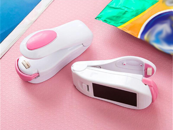 Magnetic Bottom Portable Mini Heat Sealing Machine Impulse Sealer Seal Packing Plastic Bags Vacuum Food Sealer Mini Portable