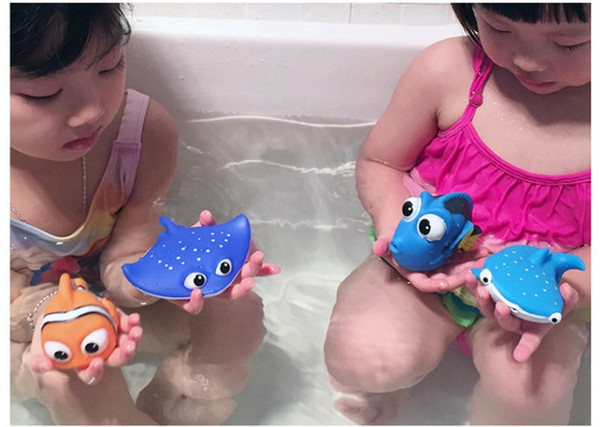 Wholesale Safety Baby Bath Water Toy Floating Plastic Kids Toys Cute Swimming Toy Shower Toys Baby Play Toys WT002