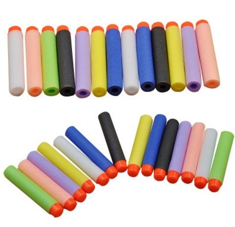 EVA Soft Hollow Hole Head 7.2cm Refill Darts Toy Gun Bullets Blasters Xmas Kid Children Gift