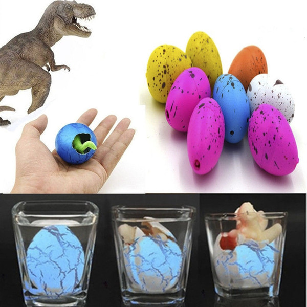 60pcs Inflatable Magic Hatching Dinosaur Add Water Growing Dino Eggs Child Kid Toy