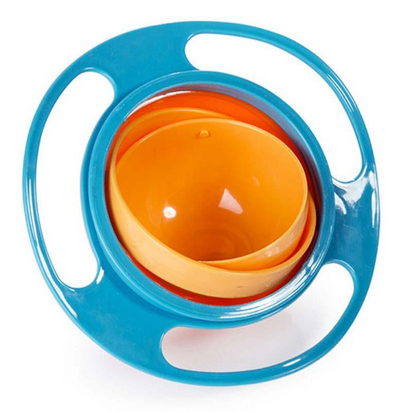 High Quality Baby Feeding Toy Infant Baby Toy Universal 360 Rotate Spill-Proof Bowl Dishes Funny Gift Baby Accesories 3 Colors