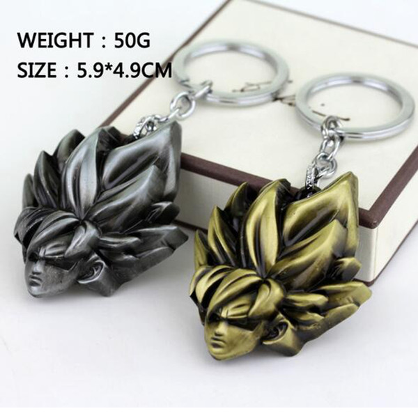 Dragon Ball Z Anime Cartoon Gifts Jewelry Dragon Ball Vegeta Keychain Metal Key Rings Chaveiro Key Chain