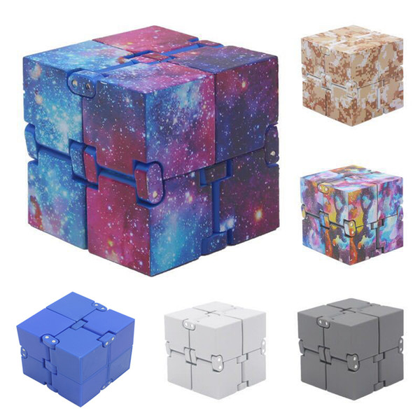 Infinity Cube 2 Creative Fidget Cube Desk Spin Magic Cubes Stress Relief Desk Spin Toys Chritmas Gifts For Children